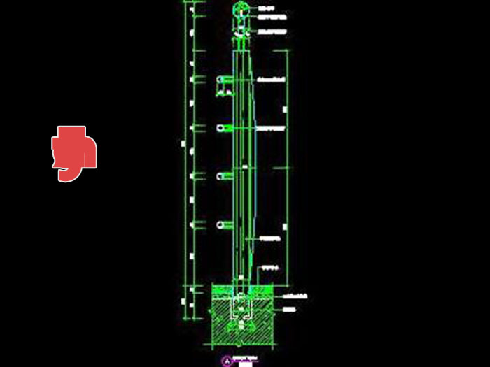 Stairs Cad block and details Download 23